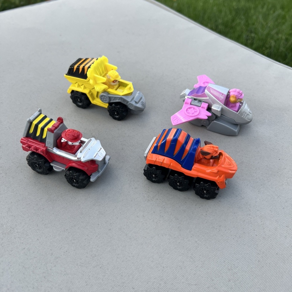 Paw Patrol Die Cast Dino Rescue Vehicles Cars Skye Rubble Marshall Zuma